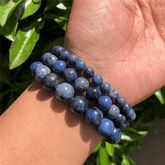 Bracelet en Dumortiérite | Lithothérapie Stéphanie